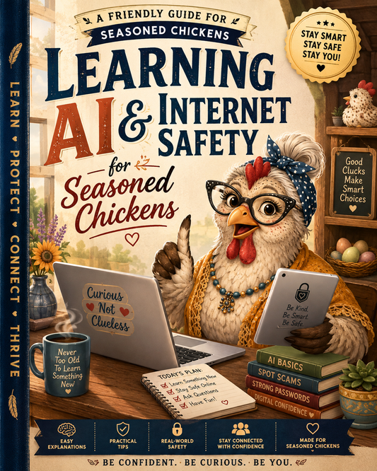 Learning AI & Internet Safety for Seasoned Chickens